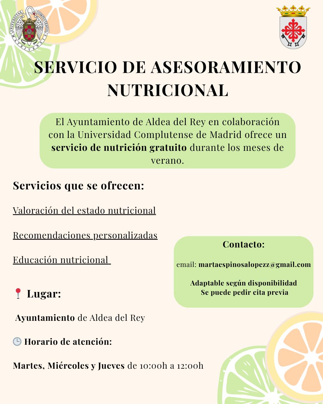 asesoramiento nutricional